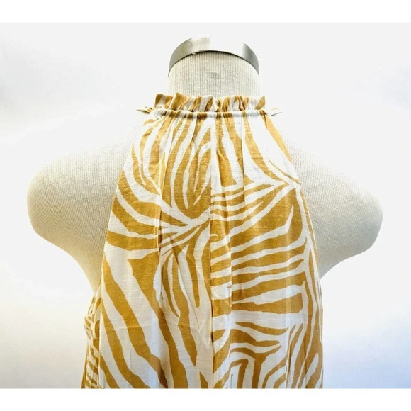 NWT NINE WEST Women Sleeveless Keyhole Full Length Lined Brown Maxi Dress Size L - Picture 7 of 11